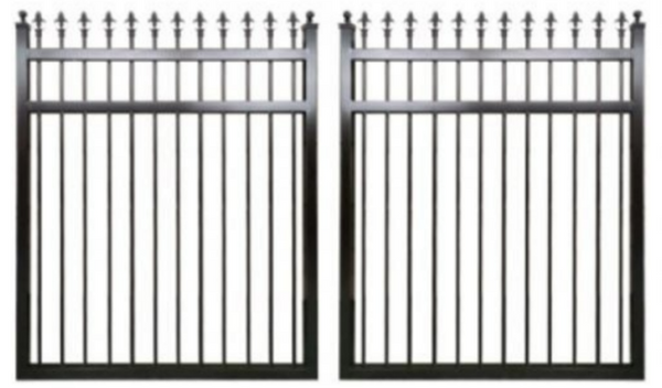 Double SPEAR TOP Swing Rod Gates